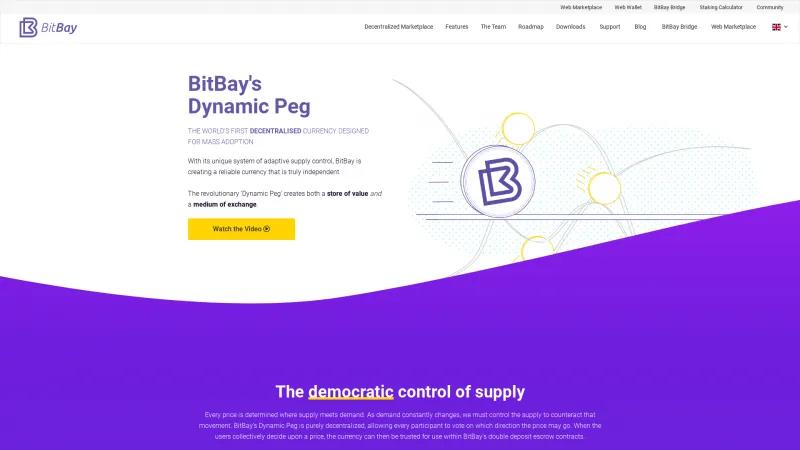 Homepage of BitBay Homepage of BitBay
